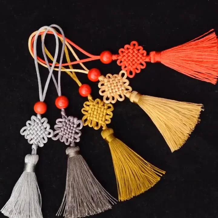 Longjie Handmade Traditional Silk Chinese Knot Tassel For Festival ...