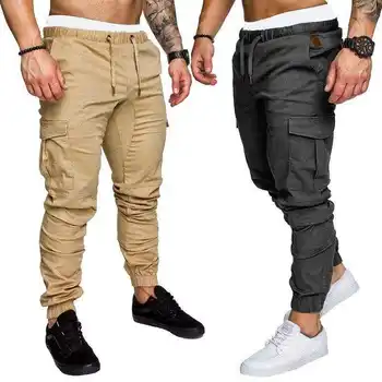 Wholesale Winter Mens Outdoor Pants Tactical Cargo Pants Multi pocket Loose Work Pants For Male