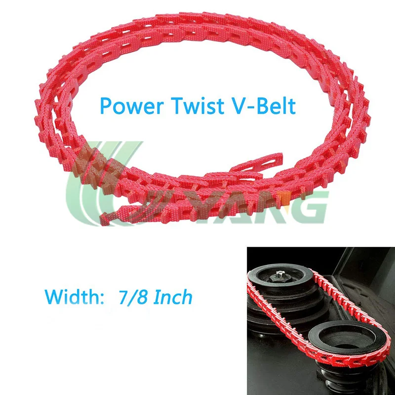 Uyang Belting Adjustable Pu Power Twist Adjustable Link Vbelt Section