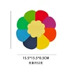 Colorful flower shape