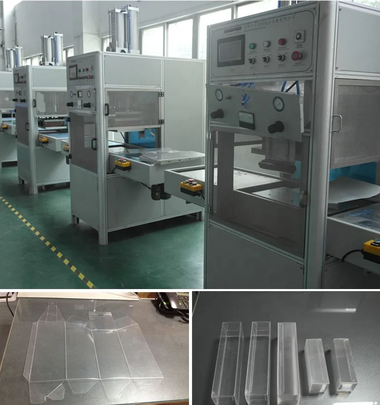 High Frequency Transparent Plastic Folding Box Plastic Sealing Machine