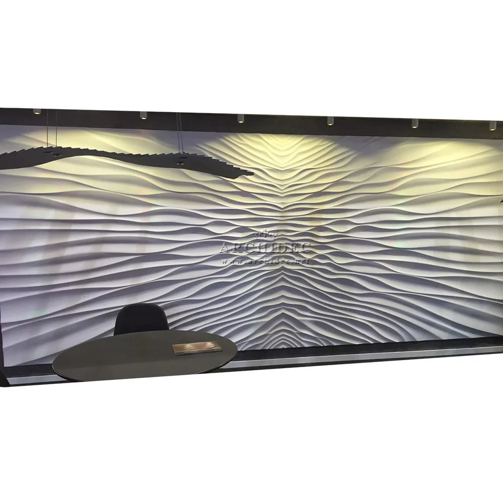 High Quality Modern Pattern 3d Wall Panel European Style Restaurant Flower 3d Wall Design  Decoration