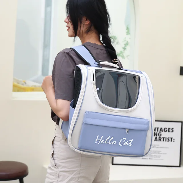 Wholesale Cat Carrier Backpack Cat Bag Multi-Color Brand Customize Pet Carriers for Both Dog and Cats