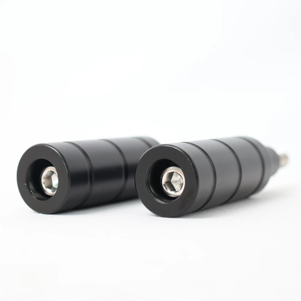 Motorcycle Modified Black M6 M8 Mudguard Fork Mount Headlight Tail Spot Light Black Cylindrical Bracket factory