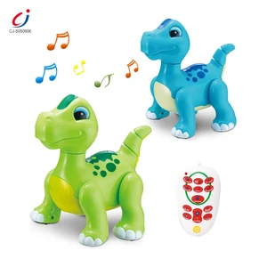 Chengji Electronic Dinosaur Robot Walk Sound Dance Interactive Knowledge Educational Toy Infrared Kids Toy Rc Dinosaur