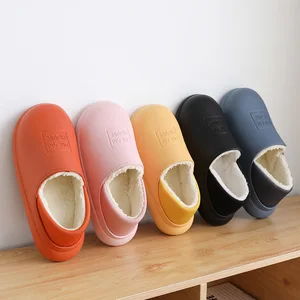 Wholesale Winter Cotton for Slippers for Men Women Non-slip Indoor Outdoor Design with EVA Outsole Soft Warm with Waterproof