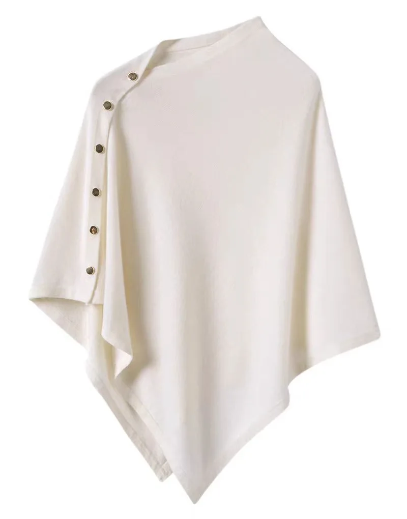 Sciarpa da viaggio, cardigan, mantella o scialle da spalla in lana, in misto cashmere, lussuosa e lavorata a maglia, ideale per donna._voghion.com