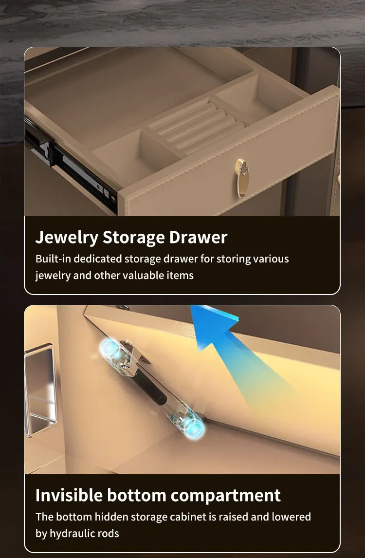 CEQSAFE Anti-theft Safe Secret Safe Box Safe Biometric Fingerprint TUYA APP WIFI Safe Box for Home supplier