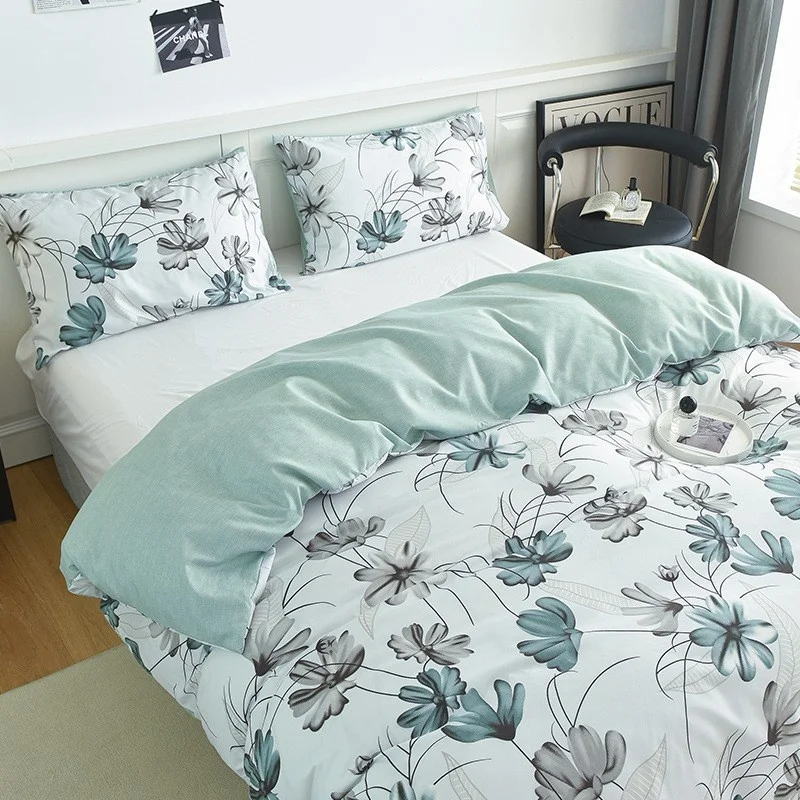 Amytong Quality Korean Summer Single Type a Quilt Cover Embroidered Pattern