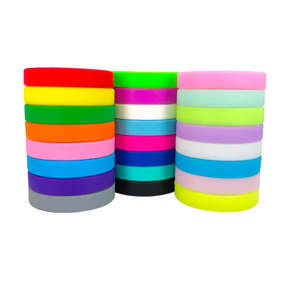 Amazon Skinny Rubber Bracelets Silicone Friendship Band Friendship