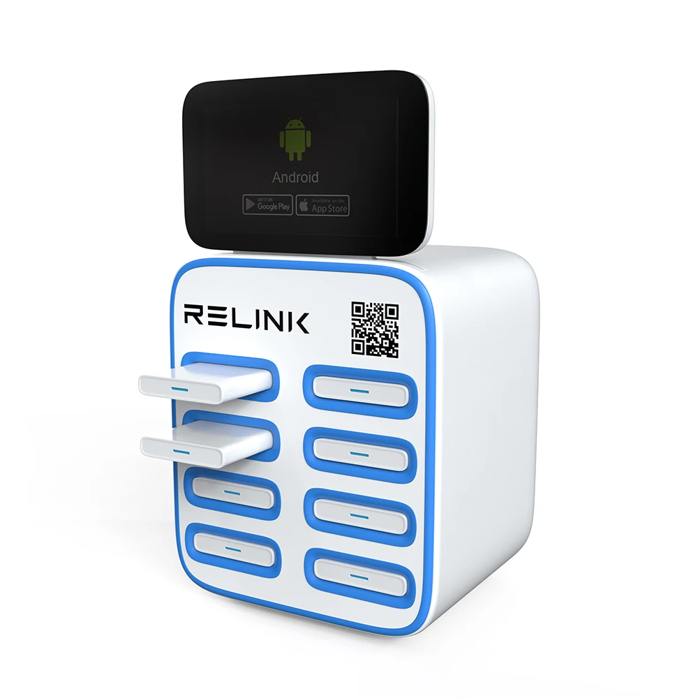 CS-S08 Advertising Multiple Mobile Portable Shared Rental Power Bank Vending Machines