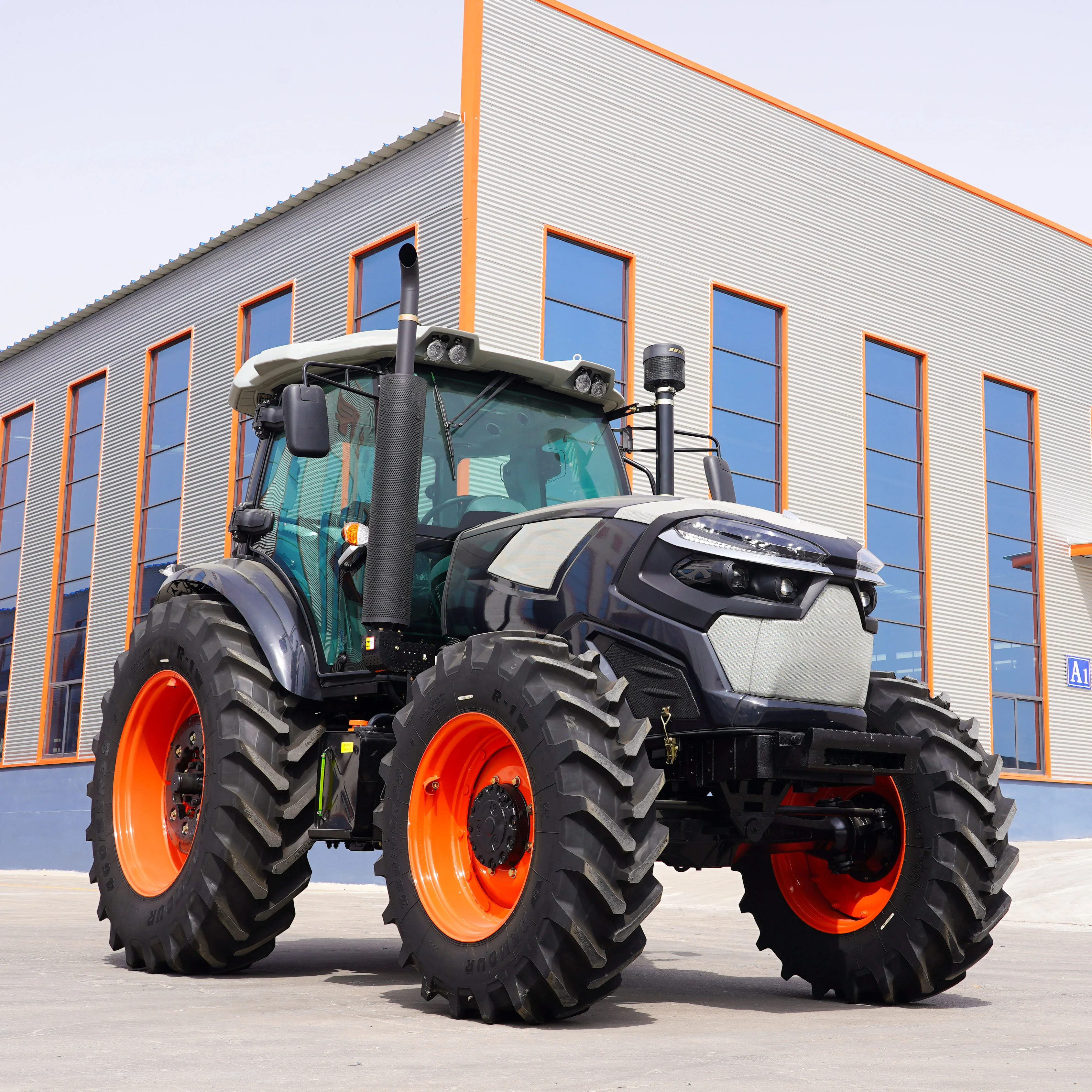 Free Shipping Farm Tractor EPA Engine 70 hp 80hp 90hp 100hp 4*4 Wheel Farm Drive Tractor  Tractors