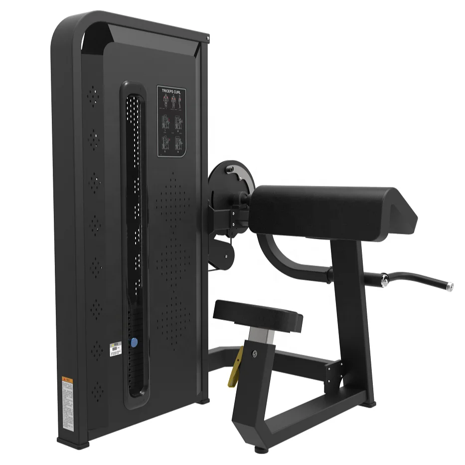 Triceps Biceps Curl Machine Commercial Gym Equipment Club Strength JLC-HM03S Pin Load Selection Machines