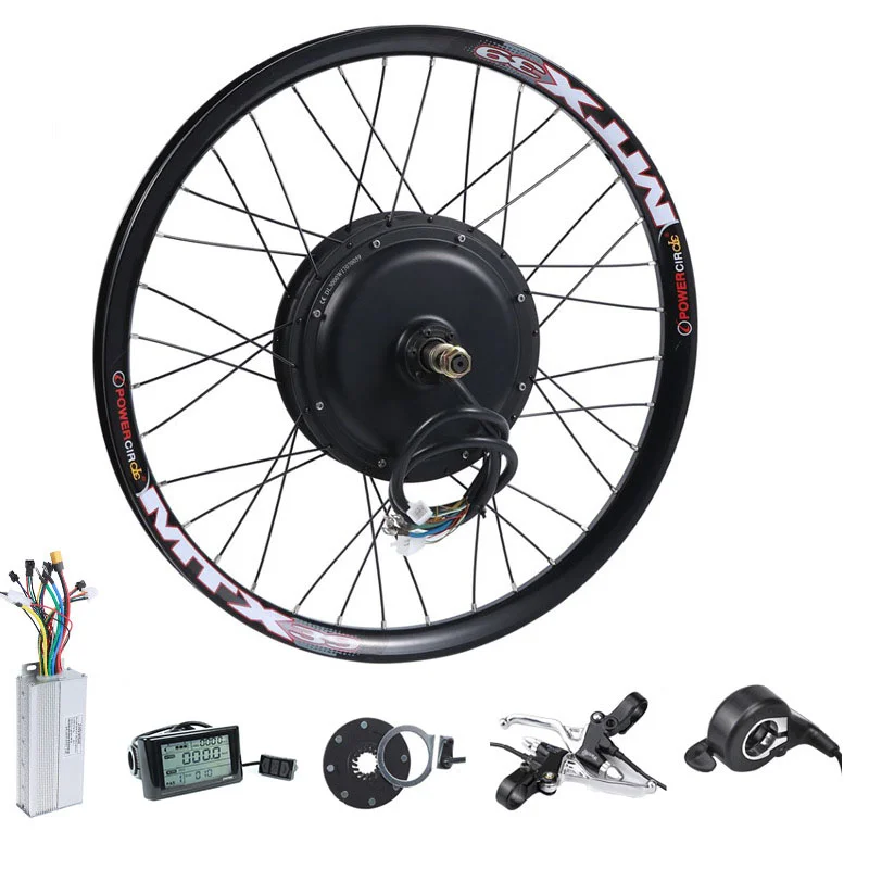 エレクトリックバイシクルモーターキット 52V 48V 2000W 1500W 後輪用 