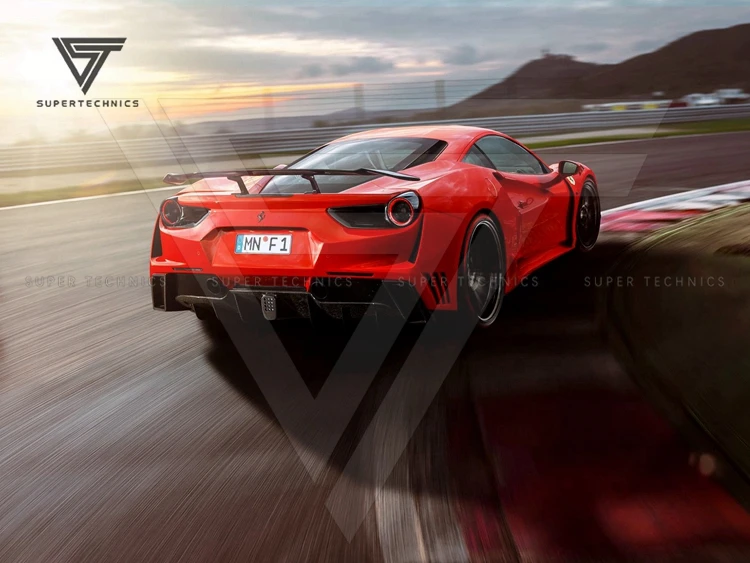 Novt製フェラーリ 488 GTB用 ハーフカーボンワイドボディキット