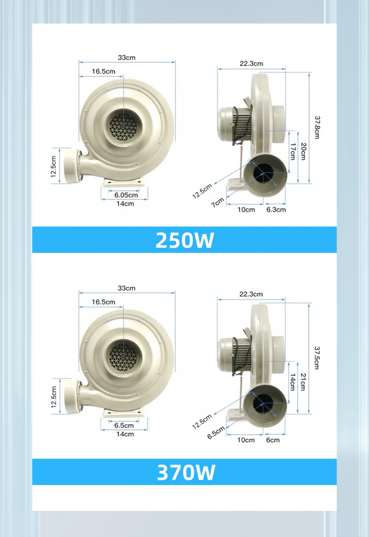 Air Blower, Centrifugal, 220V, 550W, CO2 - detail 8