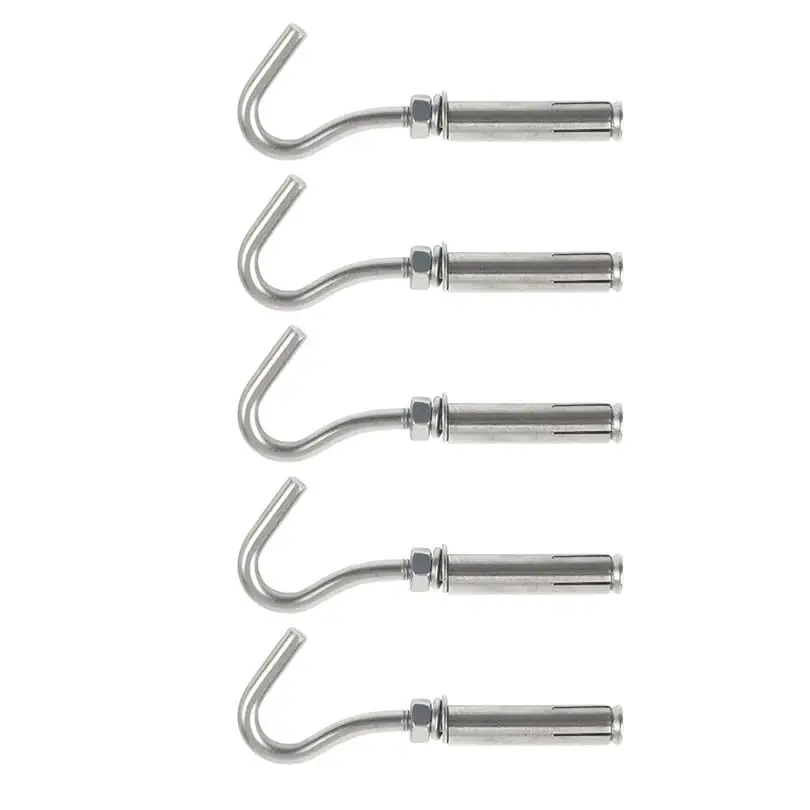Cement Wall Hooks Heavy Duty 304 Stainless Steel Wall Hooks (5