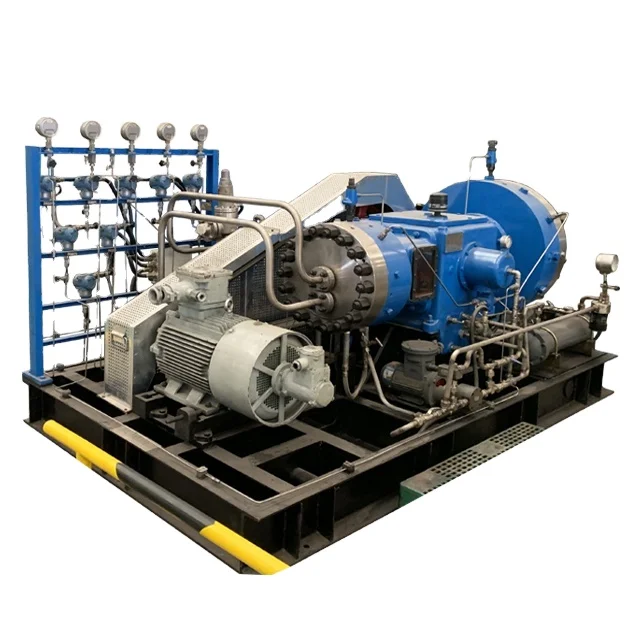 V Type Oil Free Reciprocating Piston Hydrogen H2 Gas Oxygen Booster Compressor Hydrogen Pump Stationary Gas Pump Machine Methane