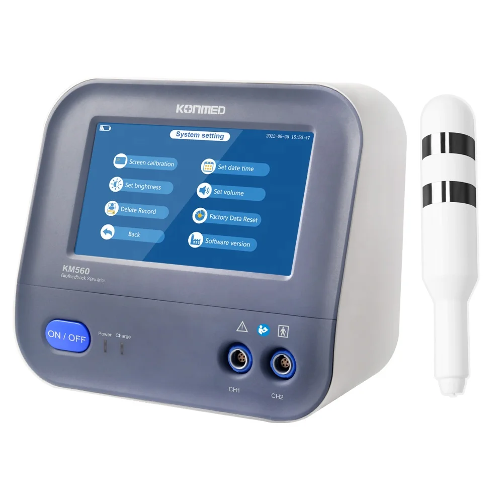 Biofeedback Muscle Stimulation Device Physiotherapy Rehabilitation EMG Machine 2 Channels Equipment Hospital Kegel Exerciser