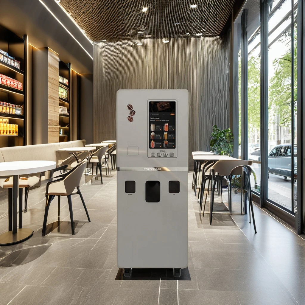 Fashion Design Espresso Coffee Automatic Vending Machine for Community