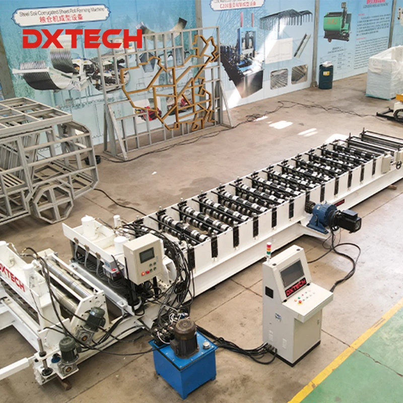 DXTECH Sheet Metal Roll Forming Machine with Hydraulic Uncoiler