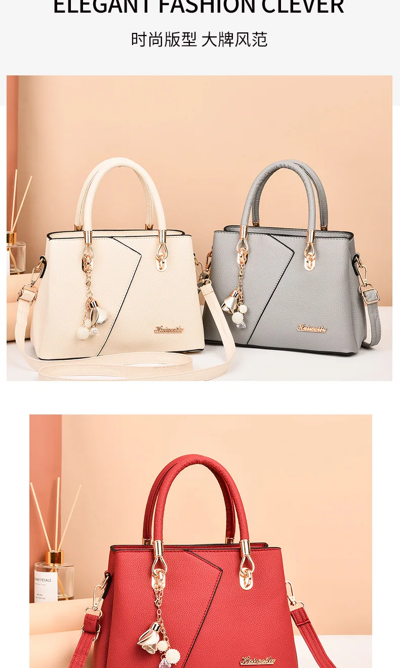 Wholesale High Quality Woman Handbag Trendy Fashion  PU Tote Bag  Single Shoulder Bag  for Women