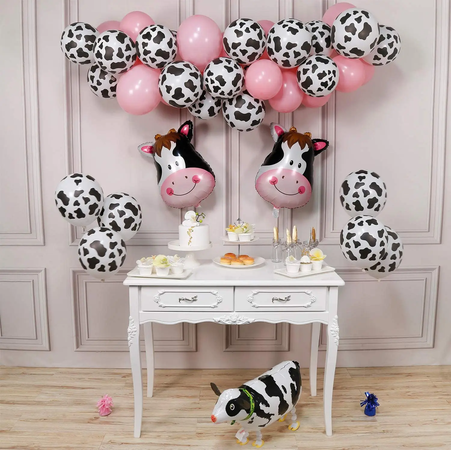 balloon garland arch kit cow long