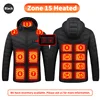 Nero 15 zone Riscaldato