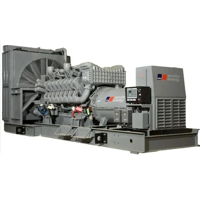 in stock MTU diesel generator 220-2400kw 3 phase generator set 2 megawatt diesel electrical generator