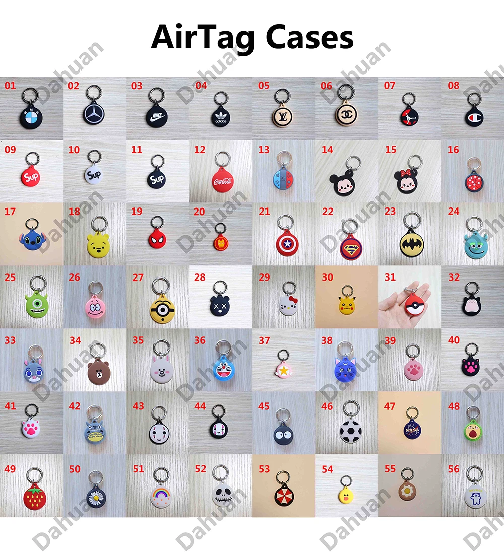 Мягкий силикон для Apple Air Tag мультяшный милый аниме Тоторо защита от потери с Holeder 3D модный дизайн оптом под заказ