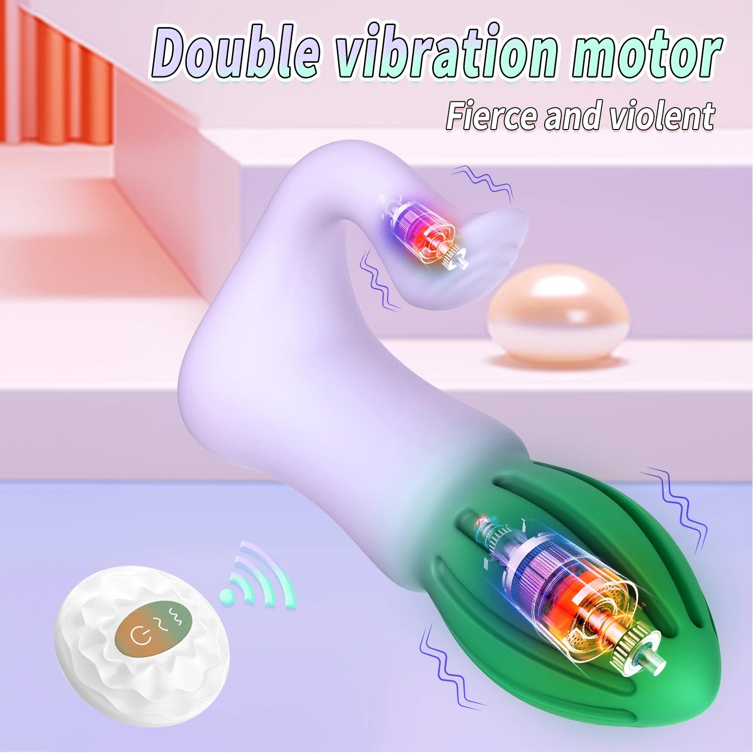 Direct From China Supplier Silicone Prostate Massage Hammer 7 Frequency Vibration Remote Control Butt Plug For Body Application_voghion.com