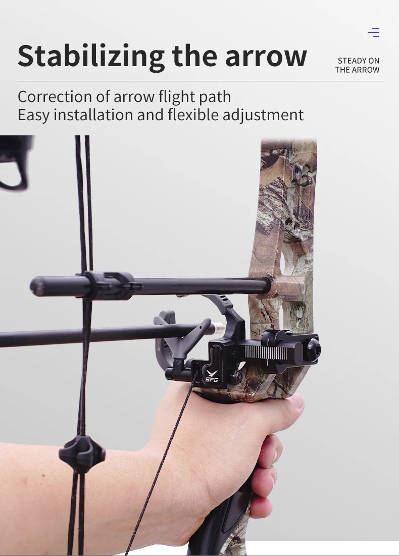 Spg Archery Compound Bow Arrow Rest Up Down Metal Landing Pure Carbon