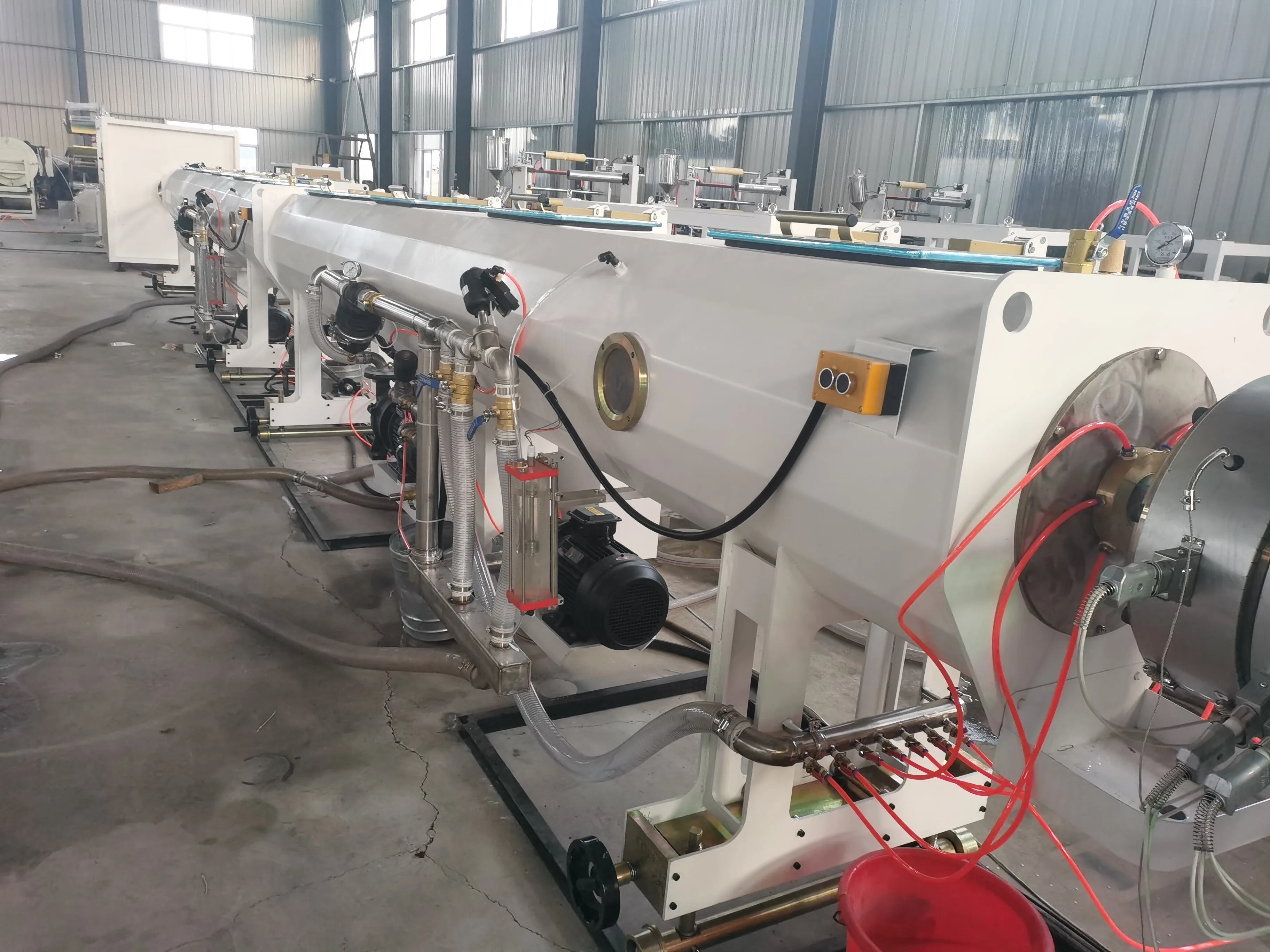 Plastic HDPE PE PP MPP Electricity Conduit Water Supply Hose Pipe Tube Extruder Making Machine