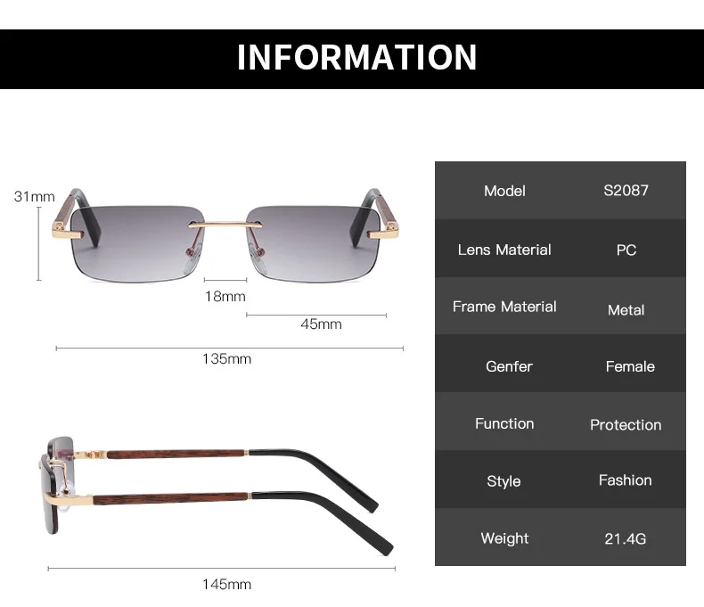 Gafas De Sol Cuadradas Y Pequeñas Con Patas De Madera,Lentes De Sol  Rectangulares,Sin Montura,2021 - Buy Venta Al Por Mayor Logotipo  Personalizado Gafas De Sol,Hombre Gafas De Sol De Diseño De Marcas