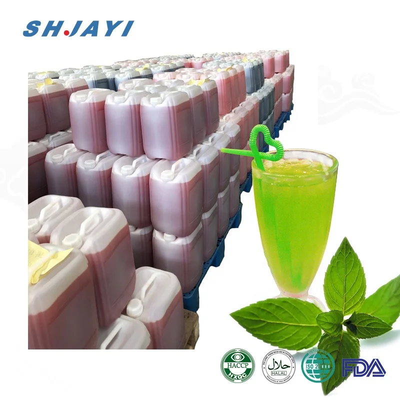 50 концентратов яблочного сиропа Ароматизированная газированная сода формула для напитков Заводское