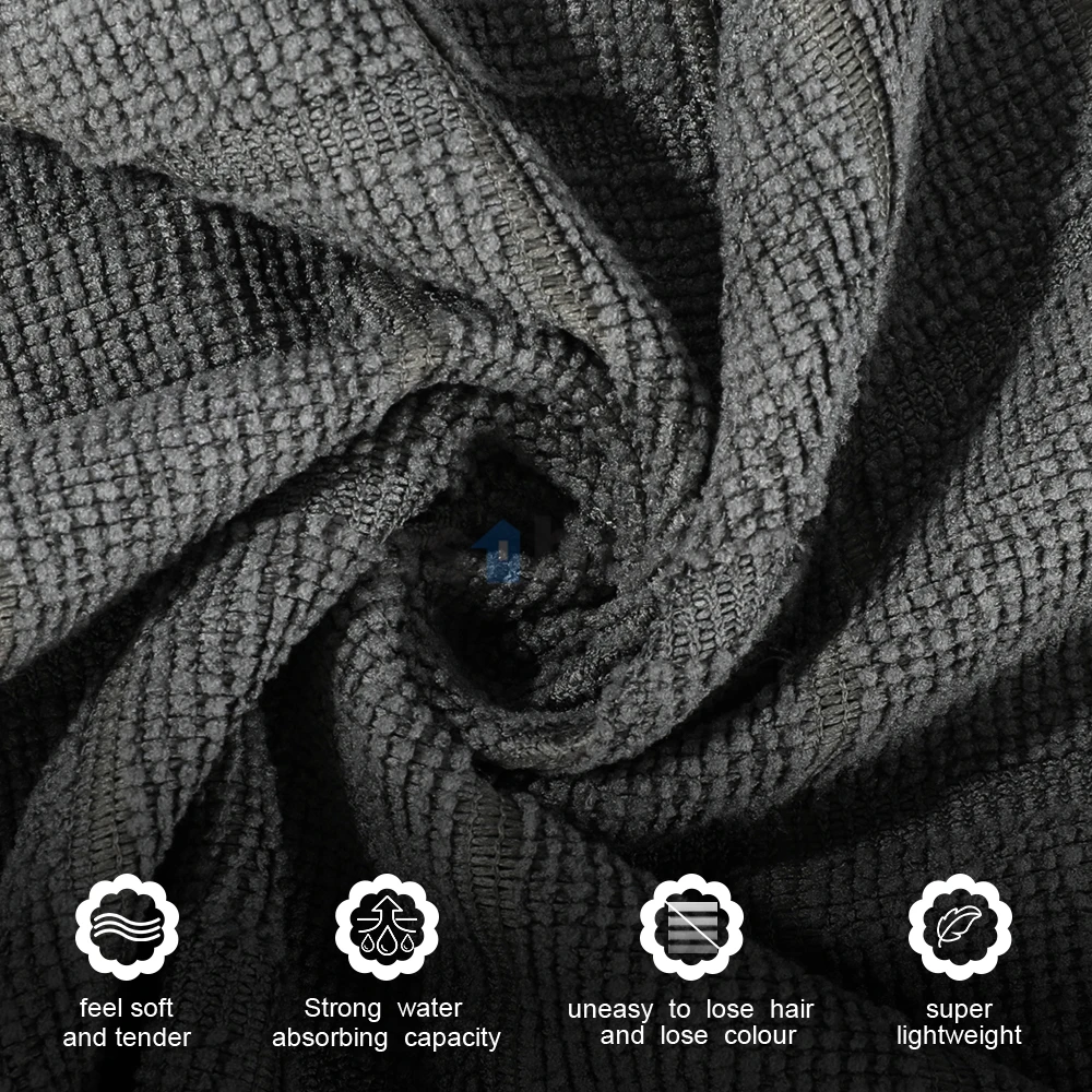 Masthome 4 Pcs Microfiber Cleaning Cloth Set Strong Water Absorbent Dish Washing Towel