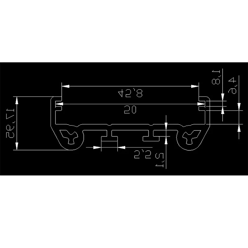 UM50 PCB Length 1M Plastic Project Box PVC Enclosures for Electronics Plastic Instrument case DIY Project Box