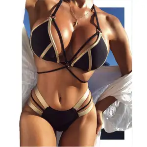 Cikini Sexy Bikini  Pictures Mature Crotchless Bikinis for Women Swimwear Manufacturing Company