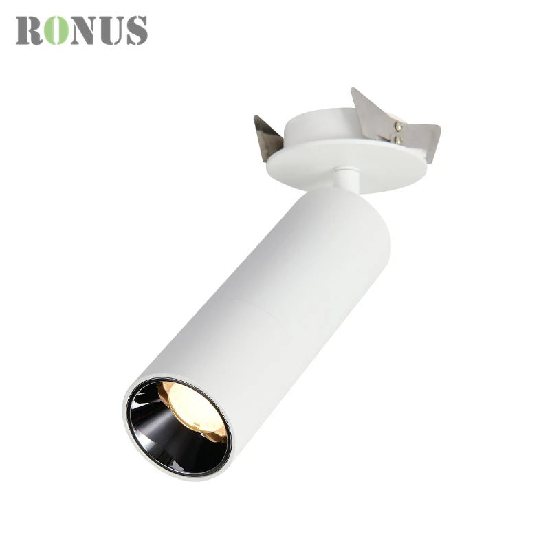Поверхностный монтаж подвесной Тип 15 Вт светодиод COB 220 В внутренний точечный Трековый светильник потолочный светильник