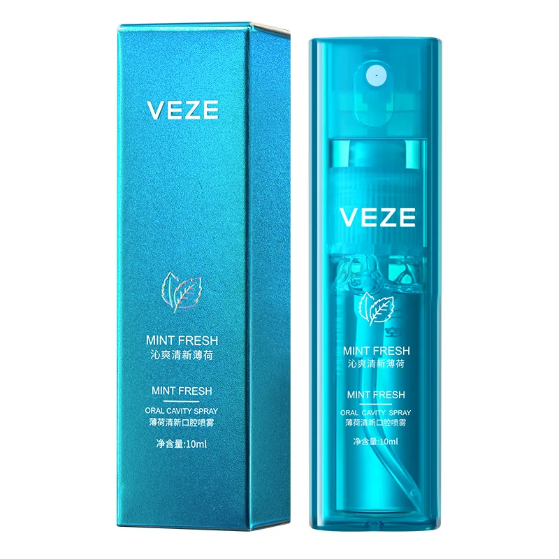 VEZE cool Oral cleaning care freshener mouth wash spray fresh breath oral refreshing spray mouth spray