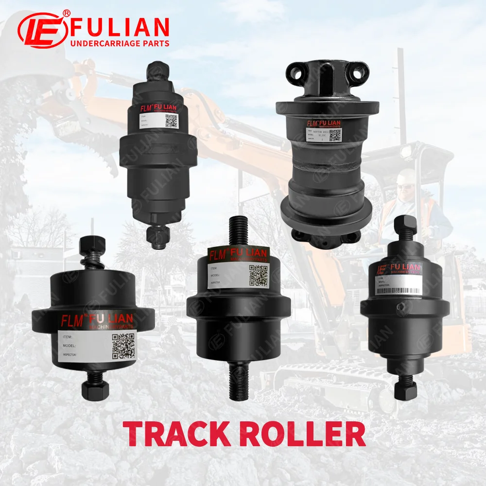 Compact Excavator Undercarriage Parts Sprocket Rubber Track Idler Steel Track Group Carrier Roller Bottom Roller for Hanix