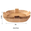 hand shank Wood 9in
