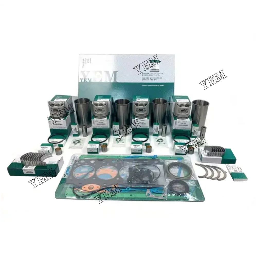 V2203-M-E3B Rebuild Kit With Cylinder Gasket Kit Piston Rings Liner Bearings for Bobcat Compact Tractors for Kubota Engine