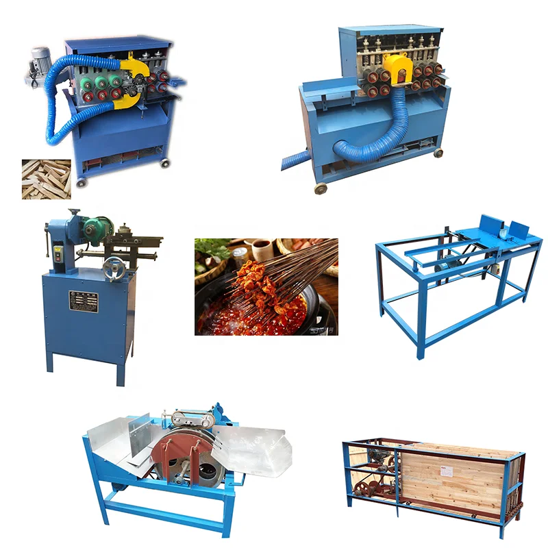 Машина для чистки зубов, линия для производства зубочисток, электрическая бамбуковая машина для изготовления палочек для барбекю