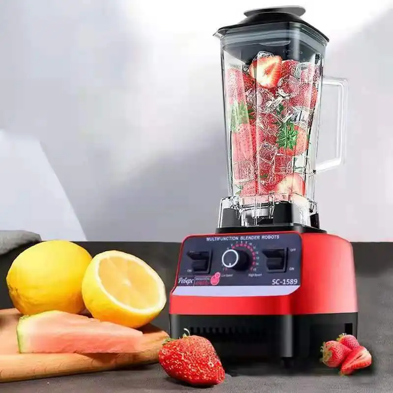 4500w Heavy Duty Commercial Grade Blender Mixer Juicer Fruit Food Processor Ice Smoothies