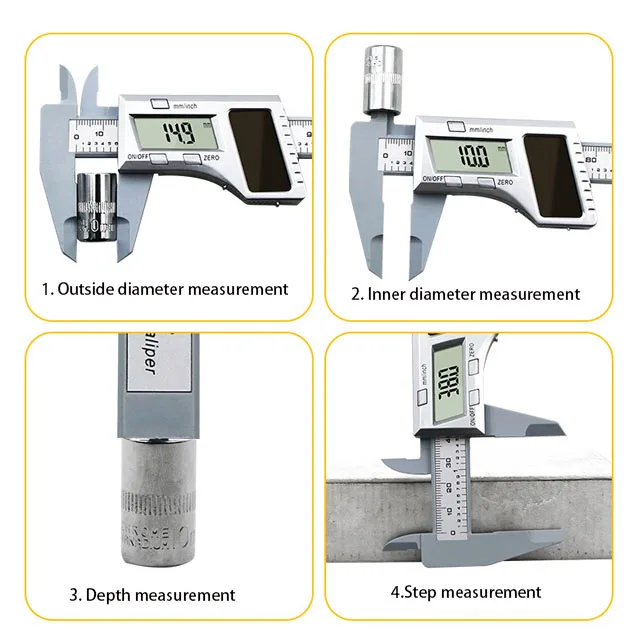 Суппорт с электронным цифровым дисплеем 0-150 мм