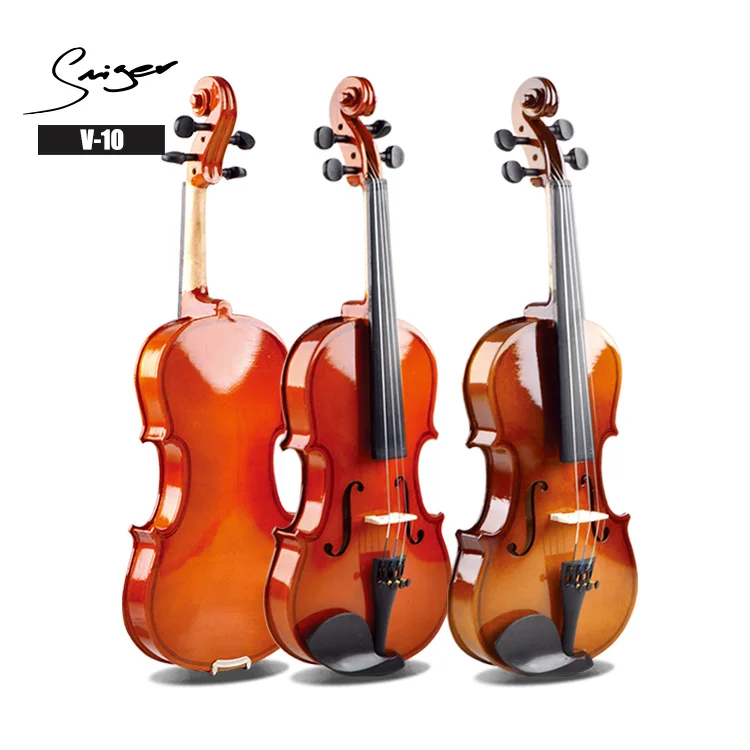 Cheap Price Violin OEM Custom Brand Full Size 1 4 8 16 Bass Wood Wholesale Factory Beginner Student Violins