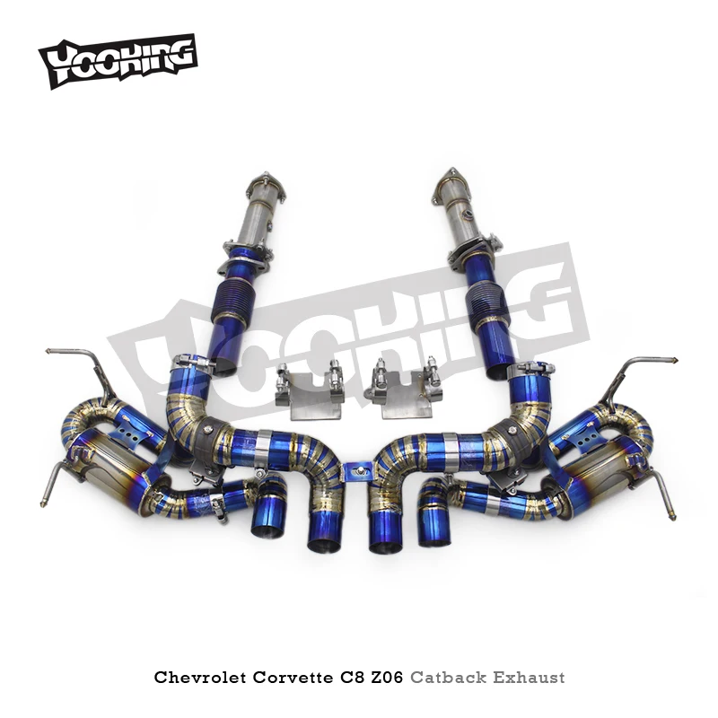 Tuning Full Exhaust System For Chevrolet Corvette C8 Z06 2019-2023 ...