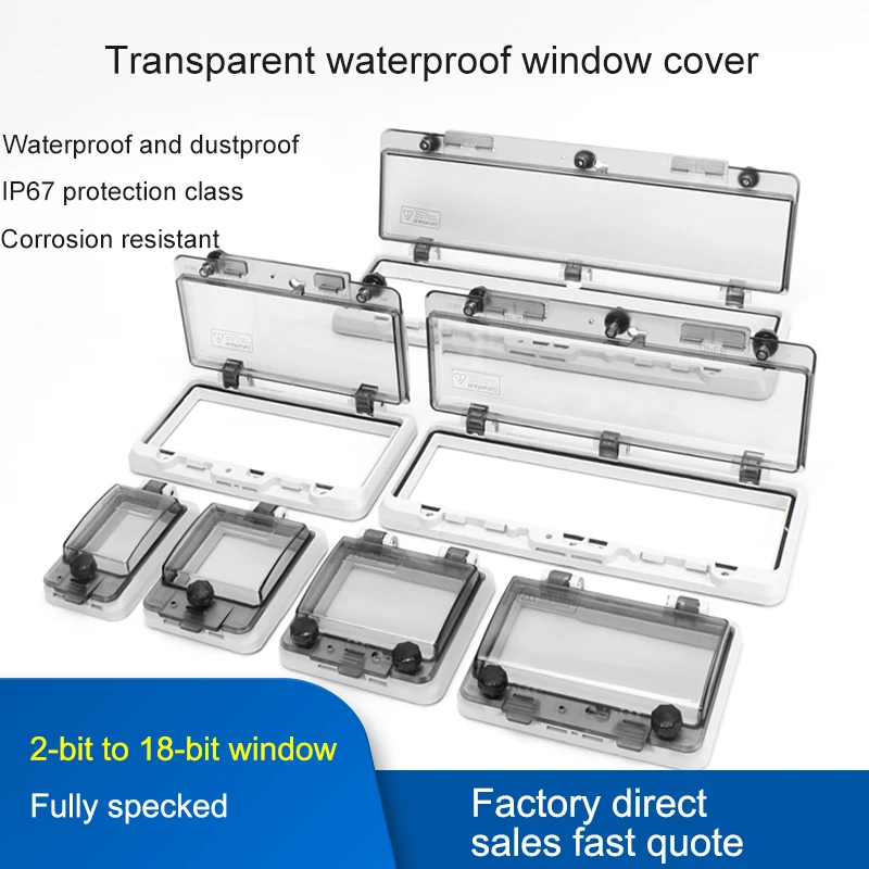 10x Wasserdichte Silikonabdeckungen Für Rechteckige Wippschalter (19x13 Mm Ausschnitt)