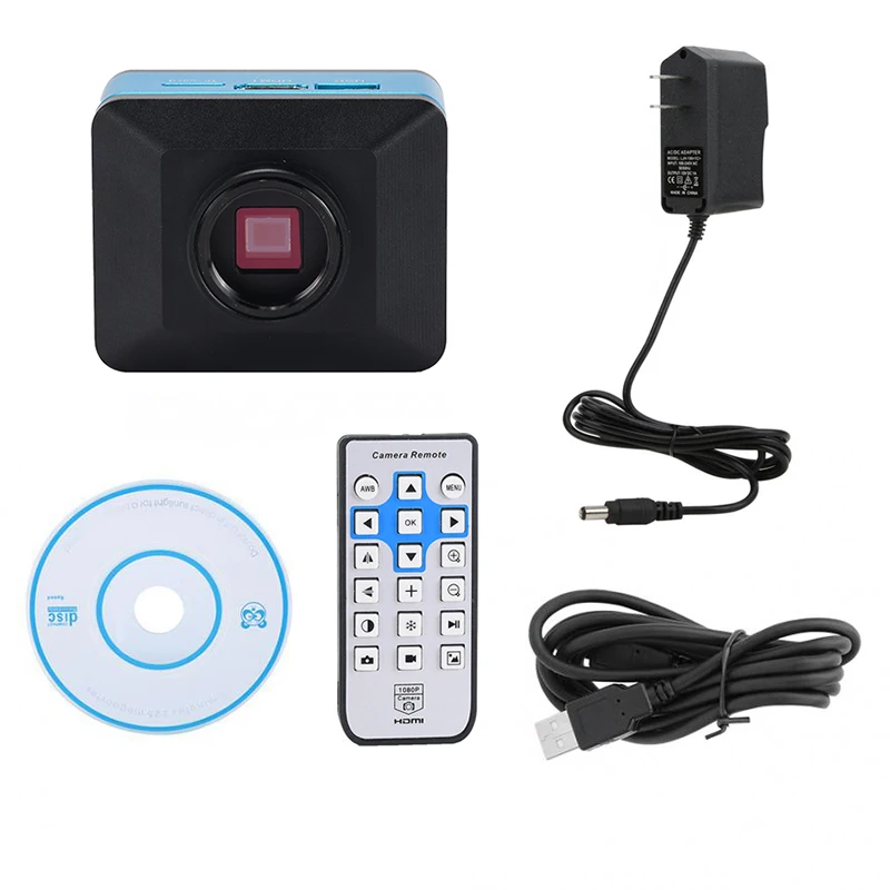 Hayear Ture 4K Microscope Camera UHD 2K FHD 1080P 60FPS Industrial Video Microscope Camera for PCB CPU Phone Repair Soldering